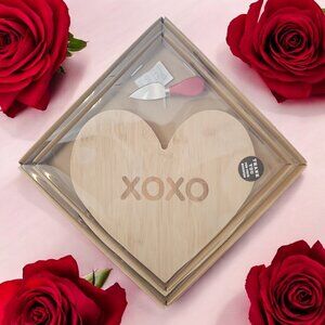 Bamboo Cheeseboard Spreader Food Safe (XOXO)